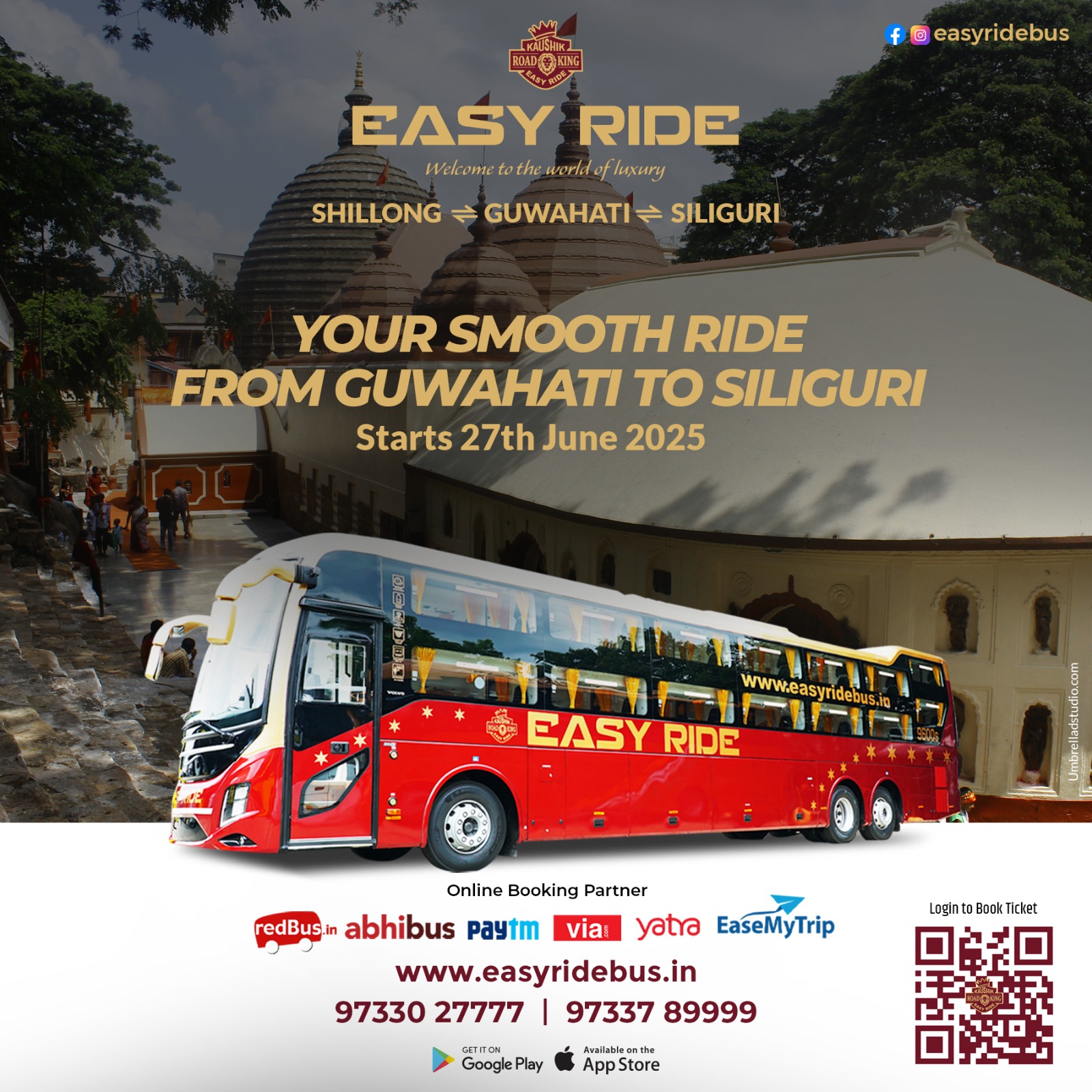 Online bus ticket booking : Easy Ride